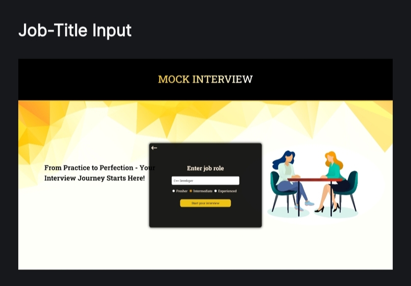 Ai based interview practice system  – screenshot 2