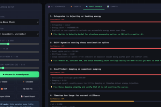 PhysiX AI — Simulation Debugging Agent