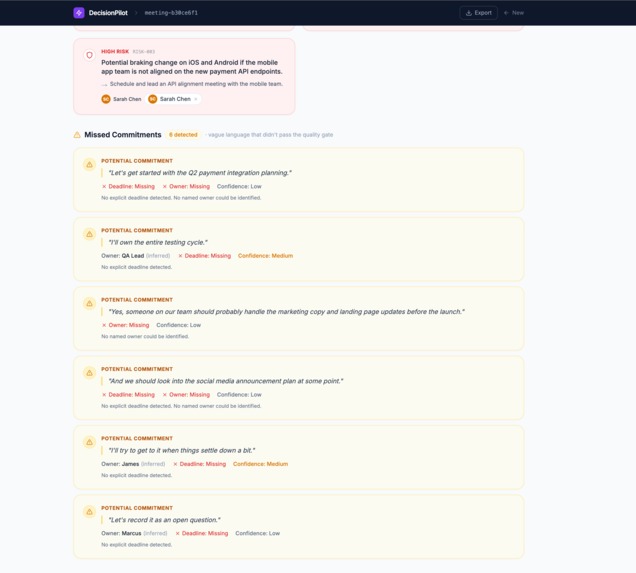 Decision Pilot – screenshot 2