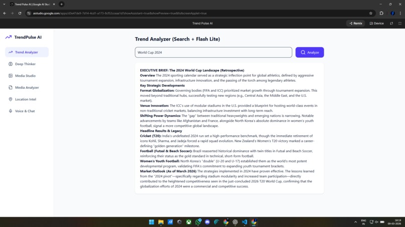 TrendPulse AI – Predicting Viral Trends Using AI – screenshot 1