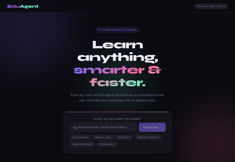 Eduagent – screenshot 1