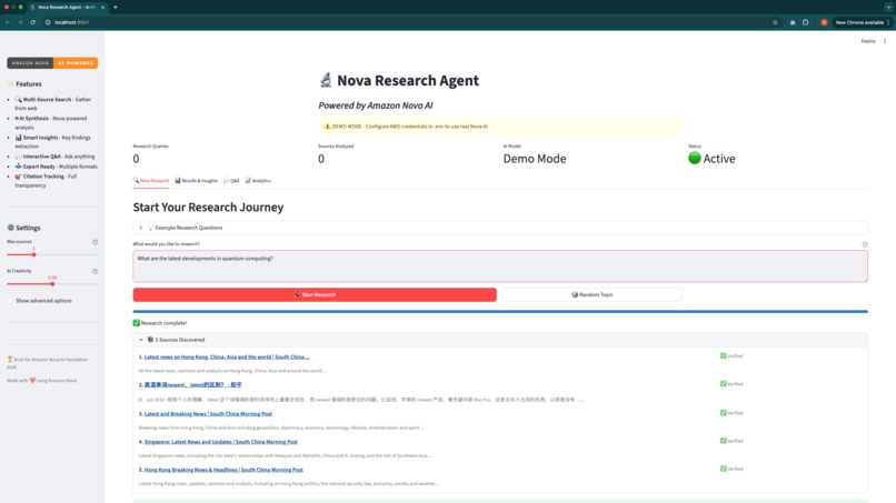 nova-reserach-agent – screenshot 4