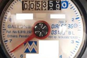 Water reader machine