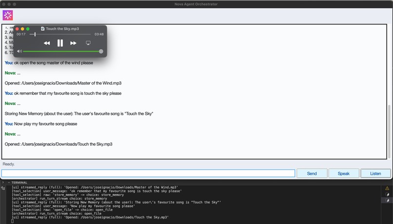 Nova Agent Orchestrator – screenshot 2