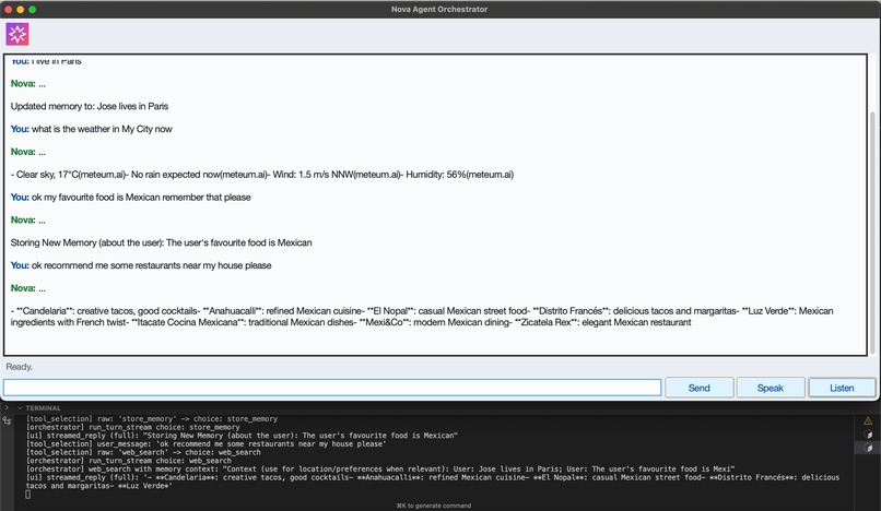Nova Agent Orchestrator – screenshot 4