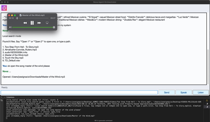 Nova Agent Orchestrator – screenshot 6