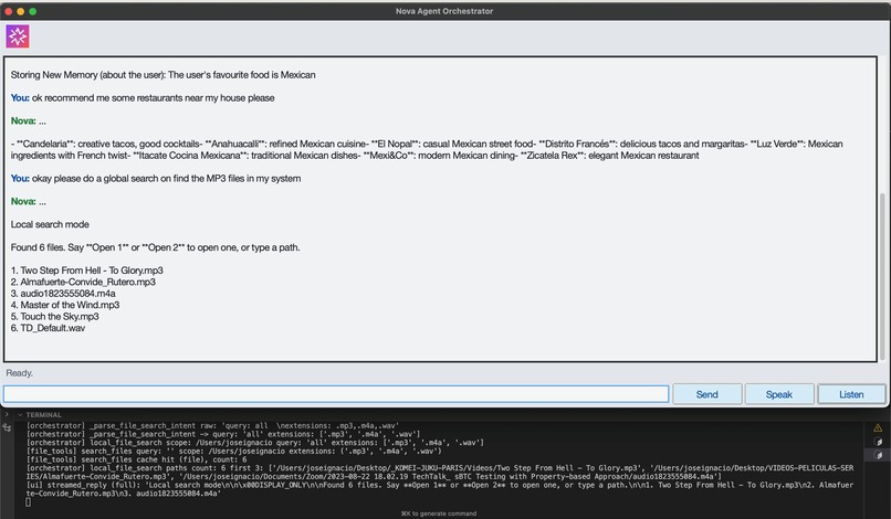 Nova Agent Orchestrator – screenshot 8