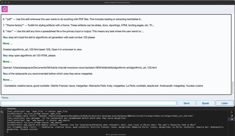 Nova Agent Orchestrator – screenshot 11
