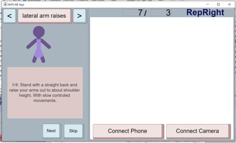 RepRight – screenshot 2