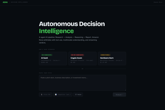 ADIA — Autonomous Decision Intelligence Agent