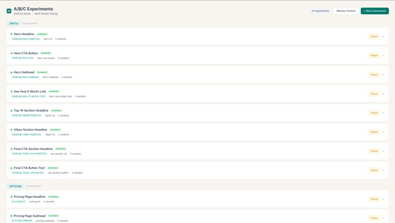 SwiftList – screenshot 3