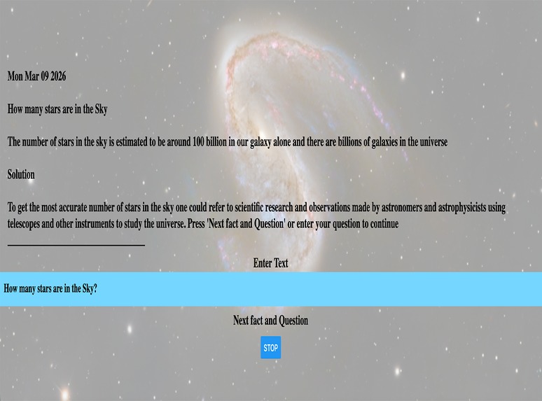 SpaceFactsAgent – screenshot 2