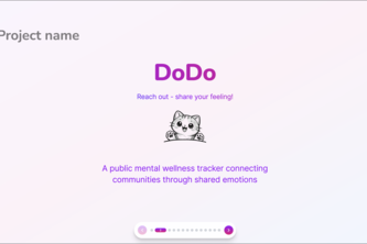 DoDo - “Reach out – share your feeling!”