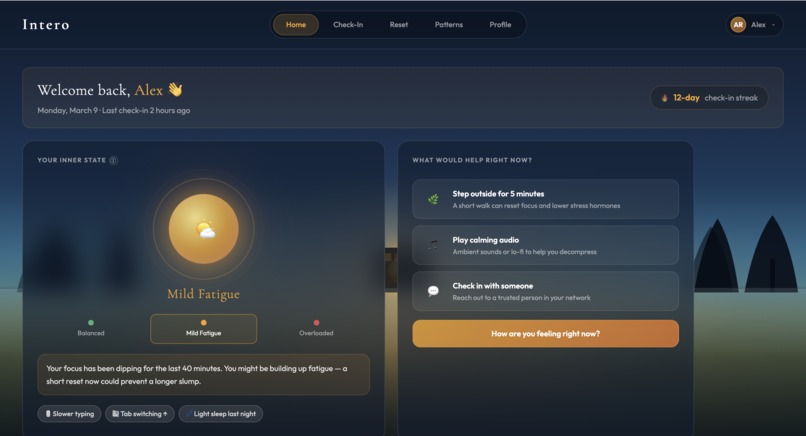 Intero – screenshot 1