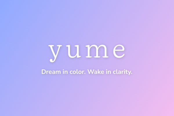 Yume: Dream in color. Wake with clarity. – screenshot 1