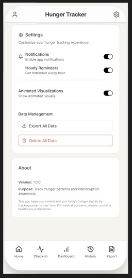 Hunger Tracker – screenshot 6