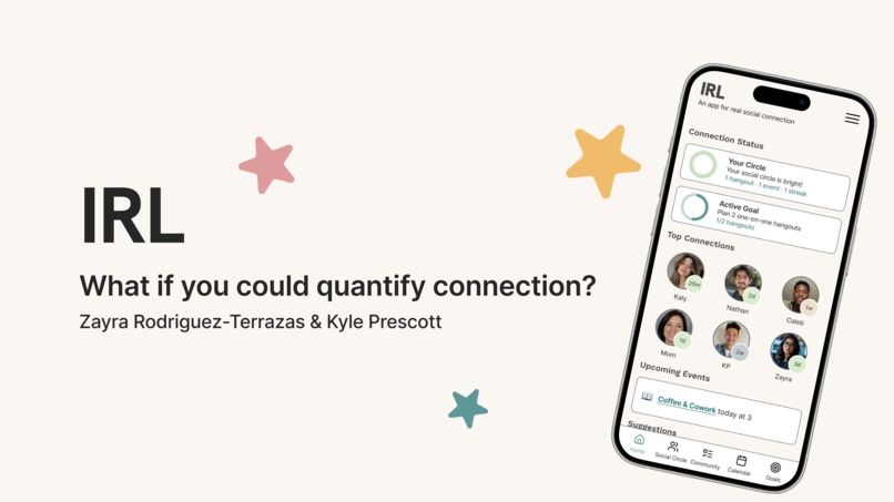 IRL - An App for Real Social Connection – screenshot 1