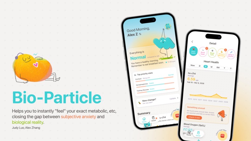 Bio-particles: Synthetic Interoception translator in vessel – screenshot 2