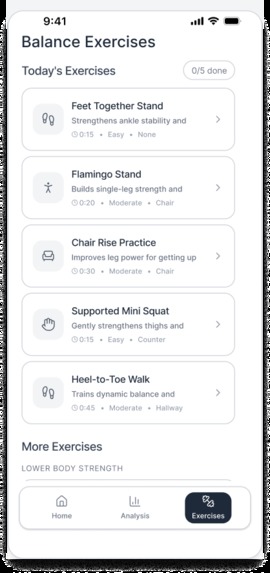 Statera | Senior Balance App – screenshot 2