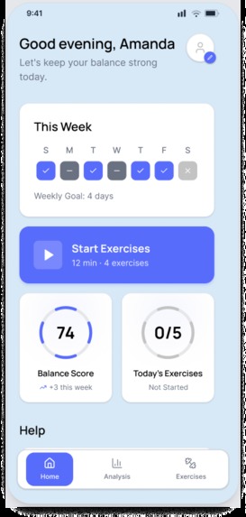 Statera | Senior Balance App – screenshot 1