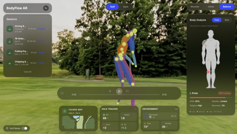 BodyFlow +AR: Master Your Proprioception – screenshot 2
