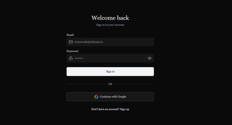 InfuseAI – screenshot 2
