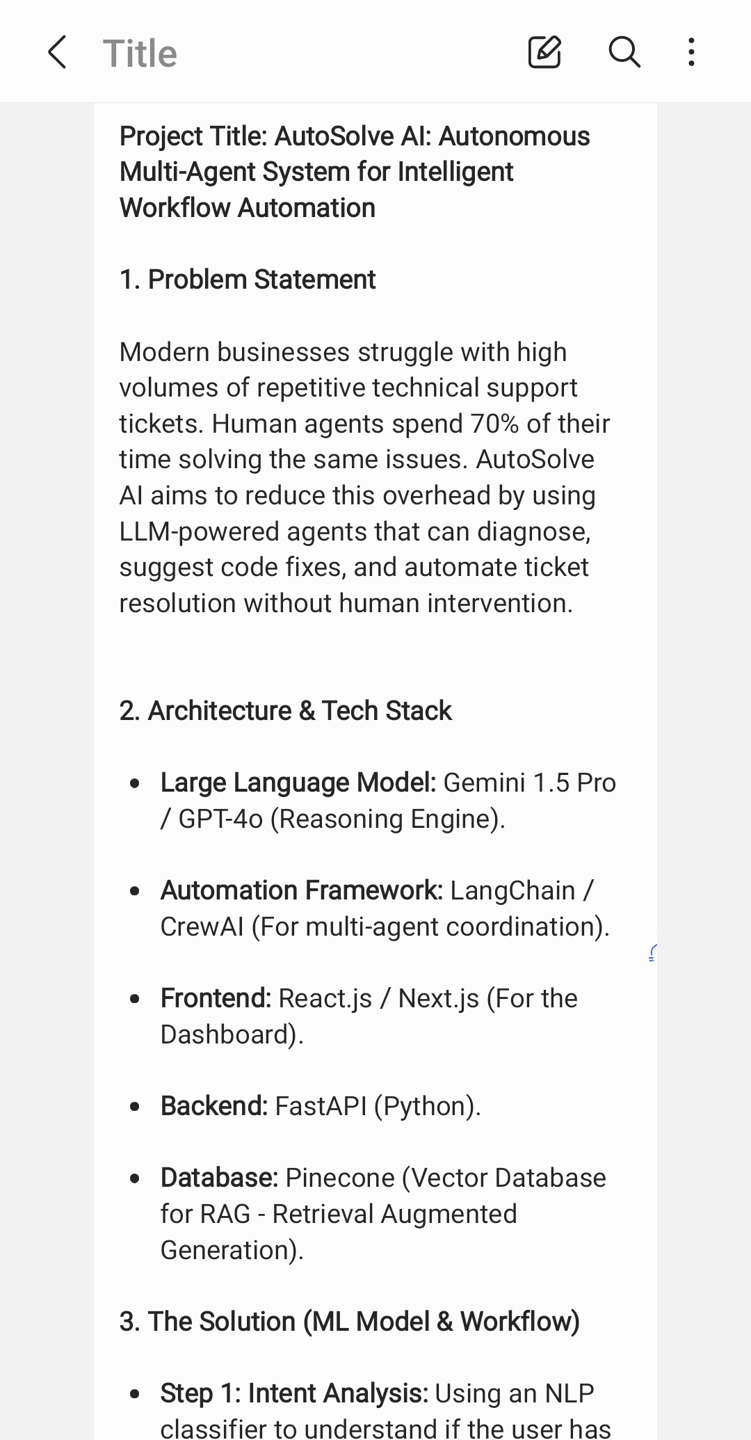 AutoSolve AI | Devpost