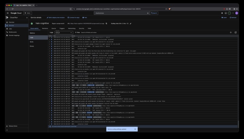 HALO: Giving Gemini Live a Robot Body – screenshot 5