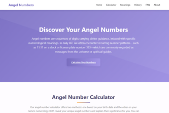 Angel Number Calculator