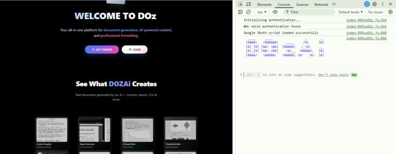AI Documentation Generator (DocAi) – screenshot 1