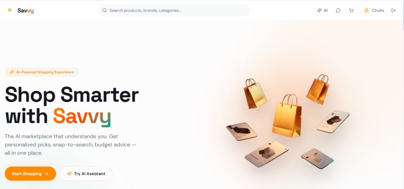 Savvy — AI-Powered Fashion Marketplace – screenshot 1