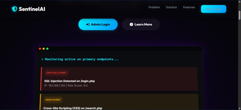 SentinelAI – screenshot 2