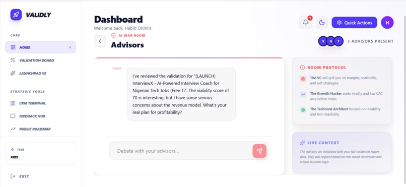 Validly – screenshot 1