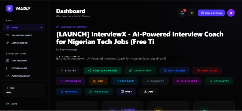 Validly – screenshot 2