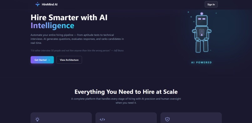 HireMind AI – screenshot 1