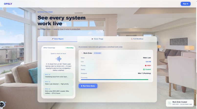 OPSLY — AI-Powered Property Management Platform – screenshot 3