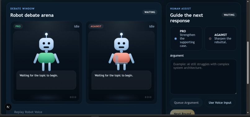 AI Debate – screenshot 2