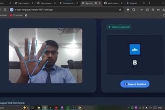 AI sign language translator