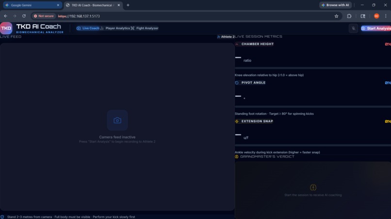 Taekwondo AI Coach – screenshot 2
