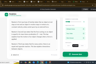 AI Study Question Generator