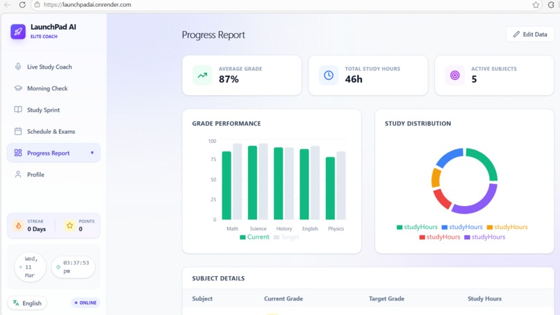 LaunchPad AI: Your Elite Voice-Native School Success Coach – screenshot 2