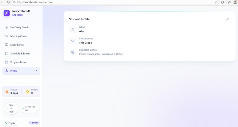 LaunchPad AI: Your Elite Voice-Native School Success Coach – screenshot 4