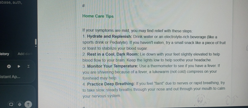 Health Assistant – screenshot 1