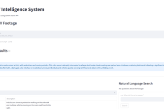 AI CCTV Intelligence System
