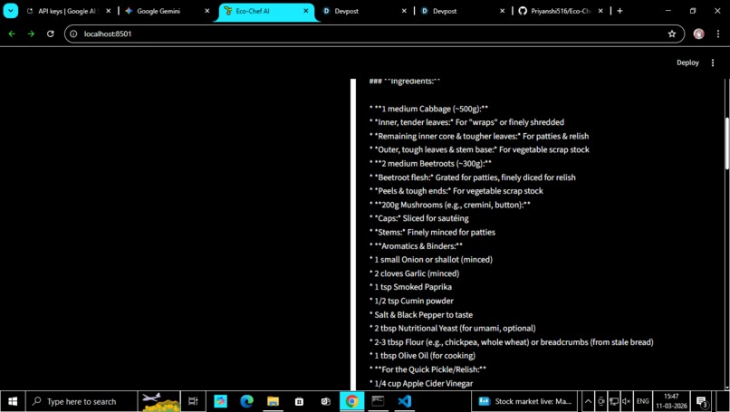 Eco-Chef AI – screenshot 2