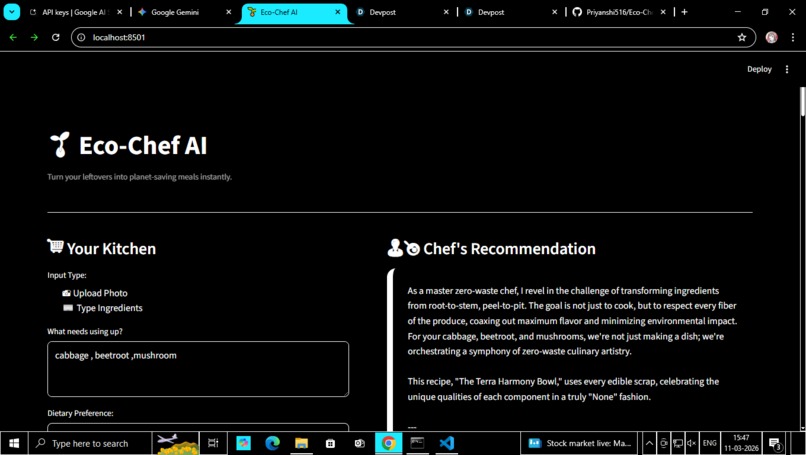 Eco-Chef AI – screenshot 3