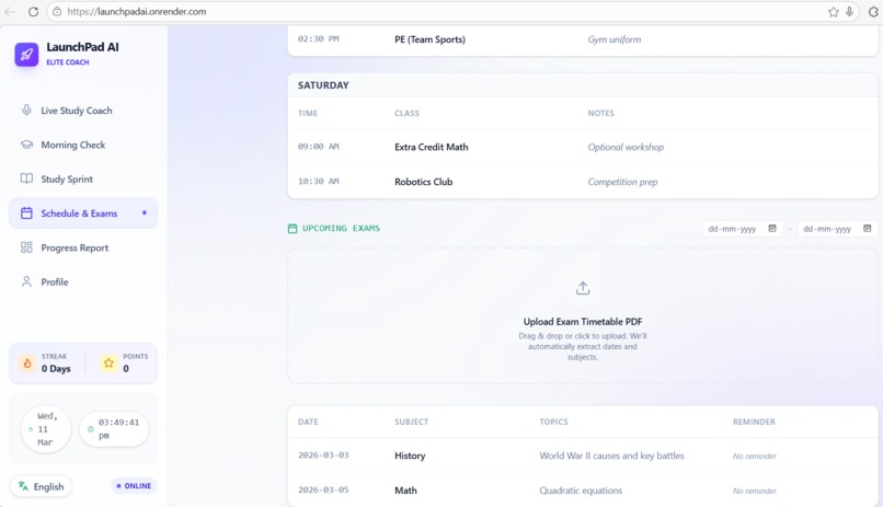 LaunchPad AI: Your Elite Voice-Native School Success Coach – screenshot 7