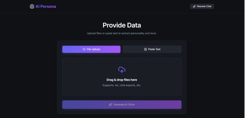 AIPersonalityChatbot – screenshot 2