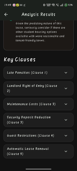 Legal Guard AI – screenshot 1