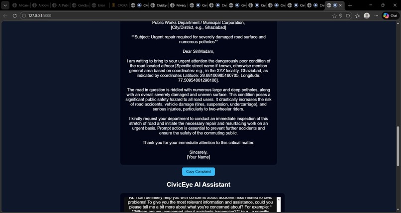 CivicEye AI  – screenshot 2